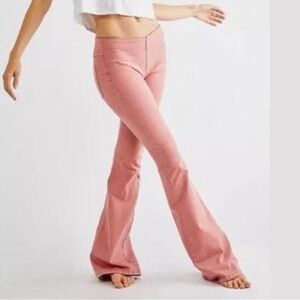 Free people we the free penny pull on bell bottoms in pink 10/30